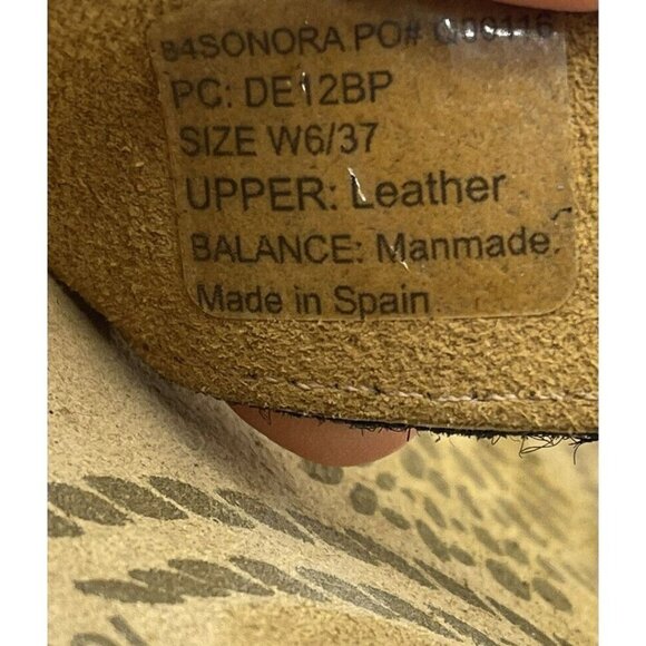 Dr. Andrew Weil SPAIN Orthaheel Comfort Sandal Sonora Orthoheel Black Sz 37 6US - Picture 8 of 9